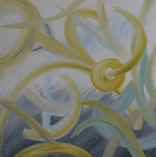 wir haben uns gefunden und ab gehts... | Öl auf Leinwand | 40 x 40 cm | 2011