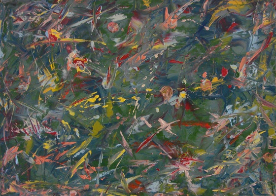 nie aufgeben #1 | Öl auf Leinwand | 70 x 50 cm | 2012