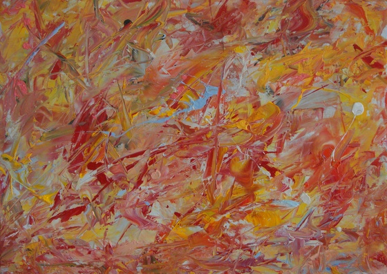 nie aufgeben #3 | Öl auf Leinwand | 70 x 50 cm | 2012