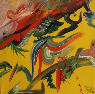 Spaziergang II | Öl auf Leinwand |  40  x 40 cm | 2010